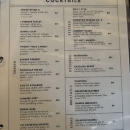 Cocktails seem really interesting!