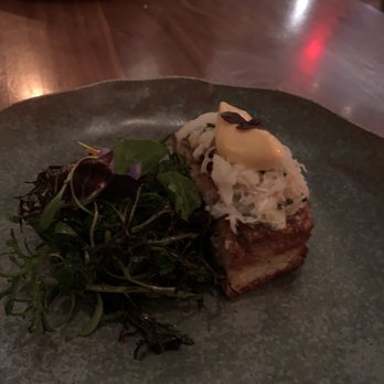 Sorrel - Greens Salad and Crab Toast - New American Near Me - San Francisco, California Sorrel - Greens Salad and Crab Toast - New American Near Me - San Francisco, California