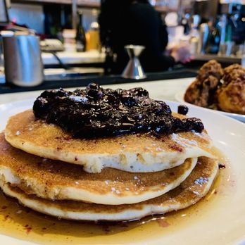 Friedman's - Blueberry Pancakes & Fried Chicken Side - Breakfast & Brunch Near Me - New York, New York Friedman's - Blueberry Pancakes & Fried Chicken Side - Breakfast & Brunch Near Me - New York, New York