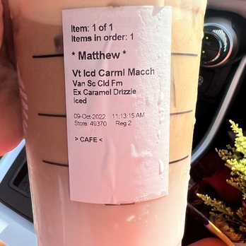 Starbucks - Wrong order - Coffee & Tea Near Me - Charleston, South Carolina Starbucks - Wrong order - Coffee & Tea Near Me - Charleston, South Carolina