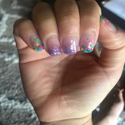 Like why in the world would you think this looks good? .. I think she did it on purpose to make me have busted nails. Like why in the world would you think this looks good? .. I think she did it on purpose to make me have busted nails.
