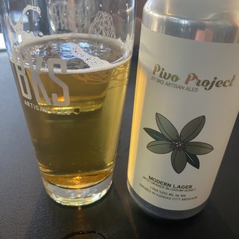 BKS Artisan Ales - Modern Lager. Orange Blossom Honey. 5.0% - Breweries Near Me - Kansas City, Missouri