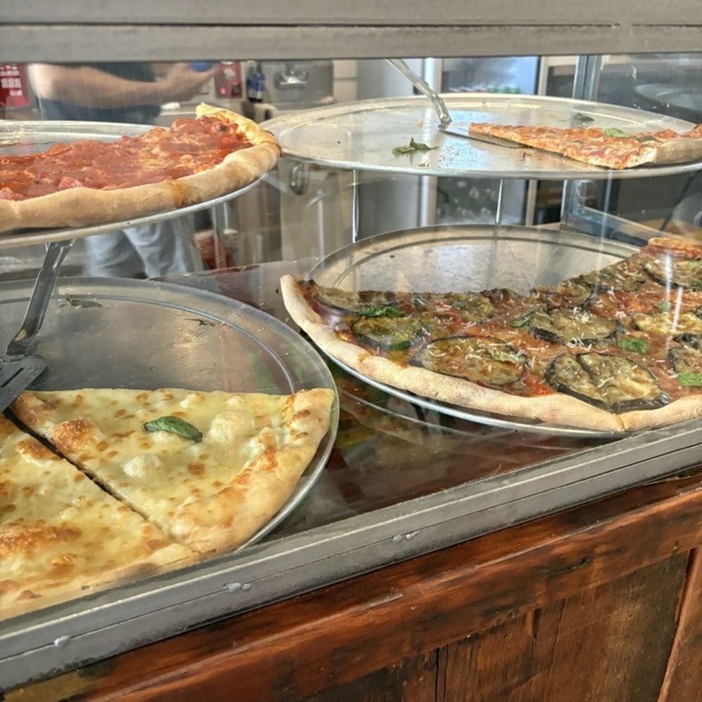 Caggiano's Pizza - Slices nclding one all white! - Pizza Near Me - New York, New York Caggiano's Pizza - Slices nclding one all white! - Pizza Near Me - New York, New York