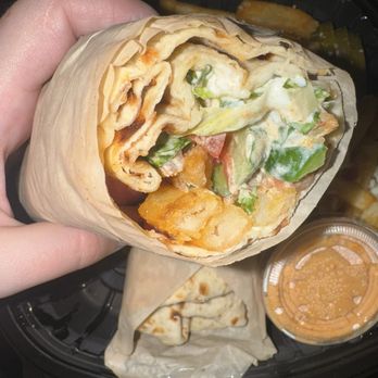 Spicy Feta - Classic Wrap with Hot Honey Chicken Shawarma - Greek Near Me - Saint Paul, Minnesota