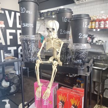 Blvd Cafecito - Skeleton with drink sizes. - Coffee & Tea Near Me - Burbank, California Blvd Cafecito - Skeleton with drink sizes. - Coffee & Tea Near Me - Burbank, California