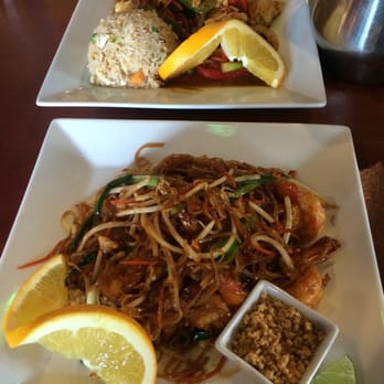 Thai Basil - Drunken noodle with shrimp pictured on bottom. The meal for two was under $20 and we had leftovers, delicious! - Thai Near Me - Meridian, Idaho Thai Basil - Drunken noodle with shrimp pictured on bottom. The meal for two was under $20 and we had leftovers, delicious! - Thai Near Me - Meridian, Idaho