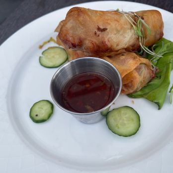 Schooners Monterey - Lobster Spring Roll - Seafood Near Me - Monterey, California Schooners Monterey - Lobster Spring Roll - Seafood Near Me - Monterey, California