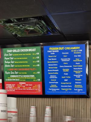 Menu photo 3 Cook Out Tampa, FL Menu photo 3 Cook Out Tampa, FL