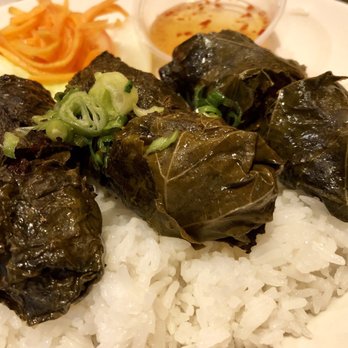 Pho Dat Thanh - Grilled Beef Wrapped with Grape Leaves. - Vietnamese Near Me - Columbia, Maryland Pho Dat Thanh - Grilled Beef Wrapped with Grape Leaves. - Vietnamese Near Me - Columbia, Maryland
