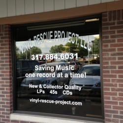 Vinyl Rescue Project - Front window