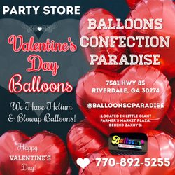 Balloons Confection Paradise - VALENTINE CELEBRATION @ Balloons Confection Paradise. Large variety of decorative items.