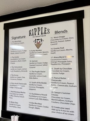 Menu photo 1 Ripples Ice Cream Parlor Plains, MT Menu photo 1 Ripples Ice Cream Parlor Plains, MT