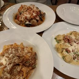 Borsettini Aragosta, Cioppino and Pappardelle al Cinghiale Borsettini Aragosta, Cioppino and Pappardelle al Cinghiale