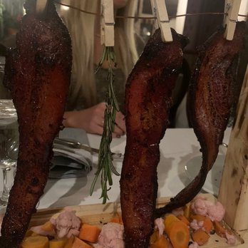 La Caille - Candied Rosemary-Smoked Bacon - French Near Me - Sandy, Utah