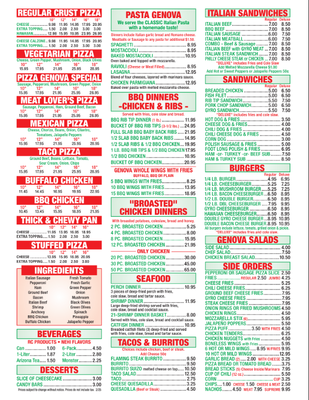 Menu photo 2 Genova Pizza East Chicago, IN Menu photo 2 Genova Pizza East Chicago, IN