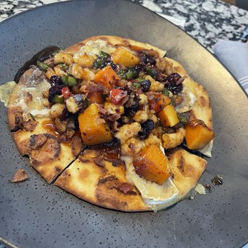 Alma Kitchen - Cider Shrimp Flat Bread - Breakfast & Brunch Near Me - Grosse Pointe Park, Michigan Alma Kitchen - Cider Shrimp Flat Bread - Breakfast & Brunch Near Me - Grosse Pointe Park, Michigan