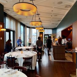 Ci Siamo - Private dining space - has access to outdoor terrace and view of Empire State Building