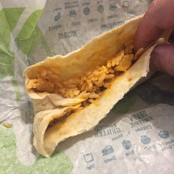 Taco Bell - Cheese& rice only& todays world when you go out to eat they always cheat us out our food, or not any meat - Fast Food Near Me - Spanish Fort, Alabama Taco Bell - Cheese& rice only& todays world when you go out to eat they always cheat us out our food, or not any meat - Fast Food Near Me - Spanish Fort, Alabama