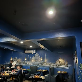 Maharaja Royal Bites - Artwork and seating area - Indian Near Me - Reno, Nevada