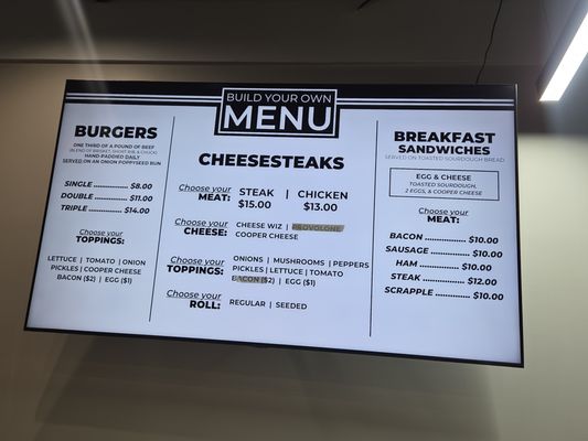 Menu photo 2 The Cheesesteak Guy Lemoyne, PA