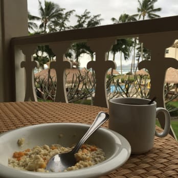 Aston Islander on the Beach - Breakfast on our lanai - Resorts Near Me - Kapaa, Hawaii