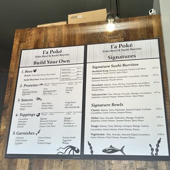I'a Poke - Menu - Poke Near Me - San Francisco, California