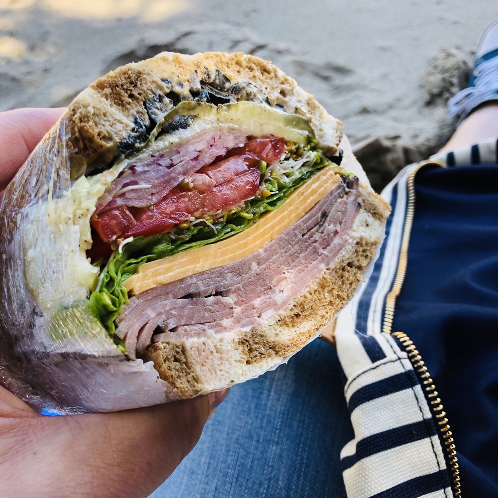 Roast beef on light rye. Roast beef on light rye.
