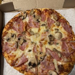 Sad looking pizza