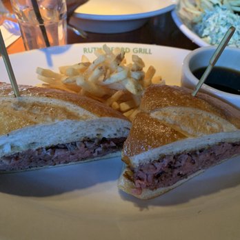 Rutherford Grill - French Dip - Thinly sliced roasted prime rib on a house-made French roll, served au jus. - American Near Me - Rutherford, California