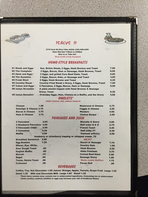 Menu photo 4 Isaly's Stow, OH