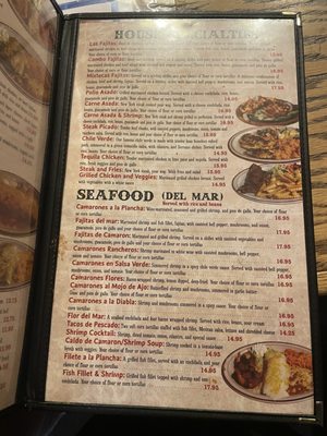 Menu photo 5 El Cazador Gooding, ID Menu photo 5 El Cazador Gooding, ID