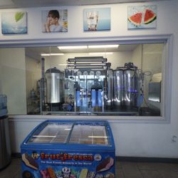 Awesome water filter machine on display.