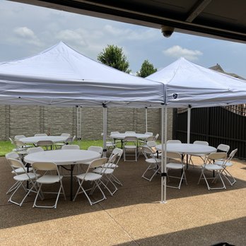 Theme Team Party Rentals - 10x10 Pop up tents. Put several of them together! - Party Equipment Rentals Near Me Theme Team Party Rentals - 10x10 Pop up tents. Put several of them together! - Party Equipment Rentals Near Me