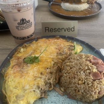 Aloha Stacks - Kalua Pork Omelette Spam Fried Rice - Breakfast & Brunch Near Me - Whittier, California Aloha Stacks - Kalua Pork Omelette Spam Fried Rice - Breakfast & Brunch Near Me - Whittier, California