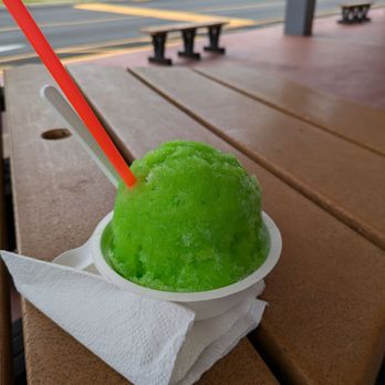 Hawaiian Ice Cones - Melona with ice cream - Shaved Ice Near Me - Kailua-Kona, Hawaii