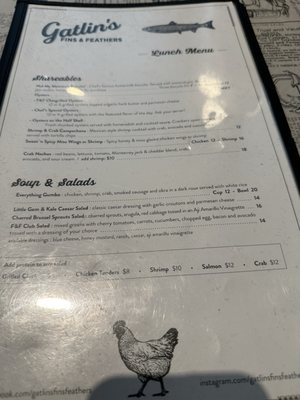 Menu photo 8 Gatlin's Fins & Feathers Houston, TX
