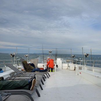Miss Belmar - The upper deck, great for warm, sunny days. - Boat Charters Near Me - Belmar, New Jersey