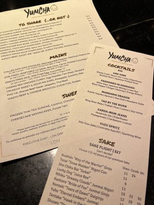 Menu photo 1 YumCha Milk Market Denver, CO