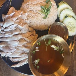 Khao Man Kai (Steamed Chicken Rice)* Khao Man Kai (Steamed Chicken Rice)*