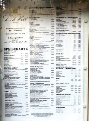 Menu photo 4 Da Noi Berlin, BE