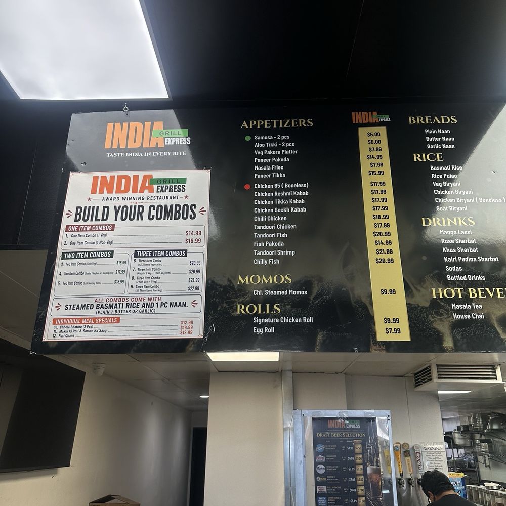 India Grill Express - Menu - Indian Near Me - Artesia, California India Grill Express - Menu - Indian Near Me - Artesia, California