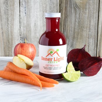 Inner Light Juice - Get Rooted -
Carrot, Apple, Beet, Lime - Juice Bars & Smoothies Near Me - Eagle, Colorado Inner Light Juice - Get Rooted -
Carrot, Apple, Beet, Lime - Juice Bars & Smoothies Near Me - Eagle, Colorado