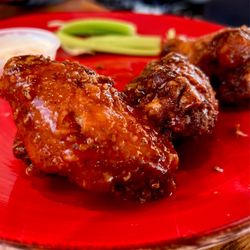 New York Pizza Bar & Grill - Finally tried the wings! - they were succulent, crunchy, saucy, huge and DELICIOUS!