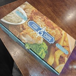 Hunger Cure Fish & Chips Kebab - Nice takeout box