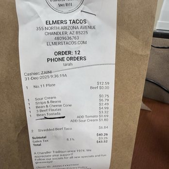 Elmer's Tacos - Breakfast & Brunch Near Me - Chandler, Arizona