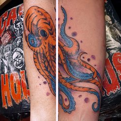 3rd Rock Tattoos - Giant Octopus Tattoo by Doug
