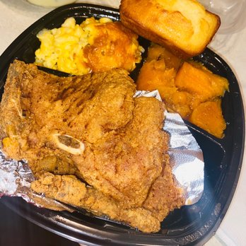 Londa's Place - Fried pork-chop , macaroni and cheese, yams , cornbread,and banana pudding . - Southern Near Me - Charlotte, North Carolina Londa's Place - Fried pork-chop , macaroni and cheese, yams , cornbread,and banana pudding . - Southern Near Me - Charlotte, North Carolina
