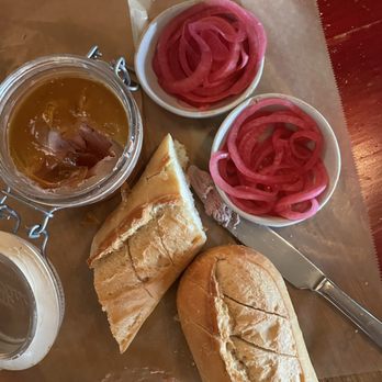 Salty Sow - Chicken Liver Mousse - American Near Me - Austin, Texas Salty Sow - Chicken Liver Mousse - American Near Me - Austin, Texas