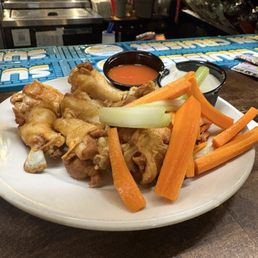Buffalo Wings with sauce in the side! Buffalo Wings with sauce in the side!