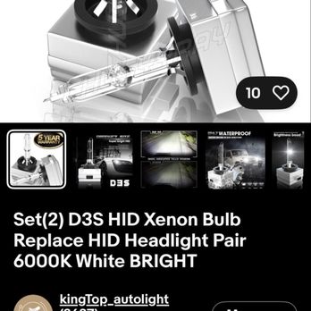 Brakes Plus - the bulbs I ordered from eBay - Oil Change Stations Near Me - The Colony, Texas